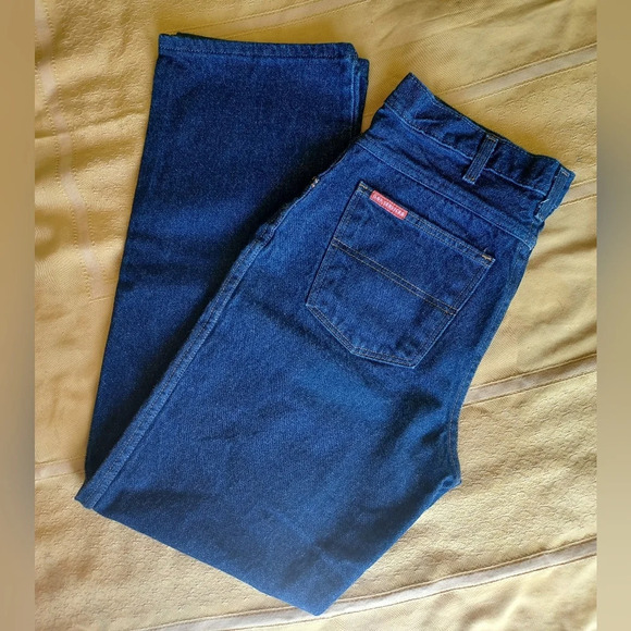 🍒 NWOT - G&K Services Tough Style Work Mens Denim Jeans - Picture 1 of 8